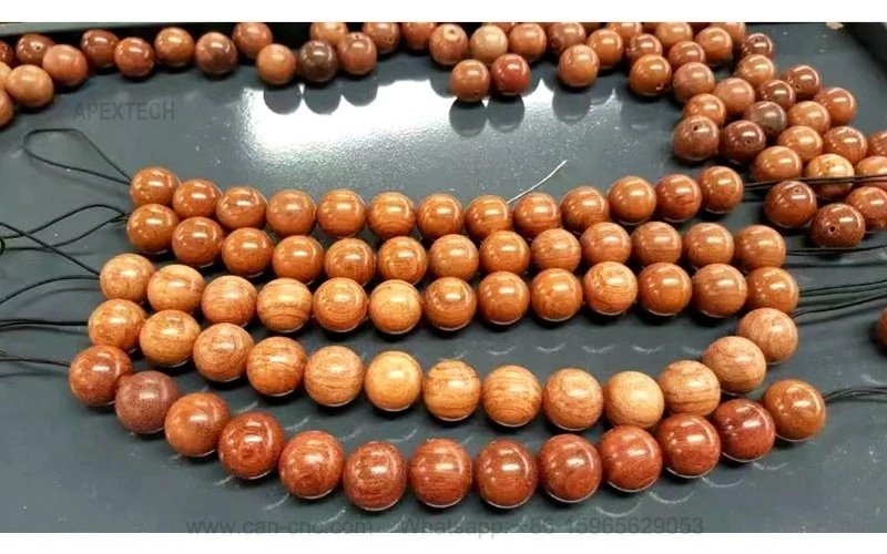 automatic wood beads making machine samples (3)